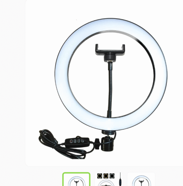 RGB LED Multi Colour Ring Light – Powerful 10" Dimmable Studio Light for Makeup, Selfies & Live Streaming