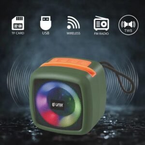 Powerful LED Wireless Speaker - 1 Pcs - Long-Lasting Battery With Fast Charge & Super Bass