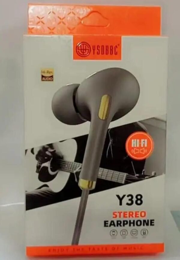 Y38 Stereo Wired Earphones