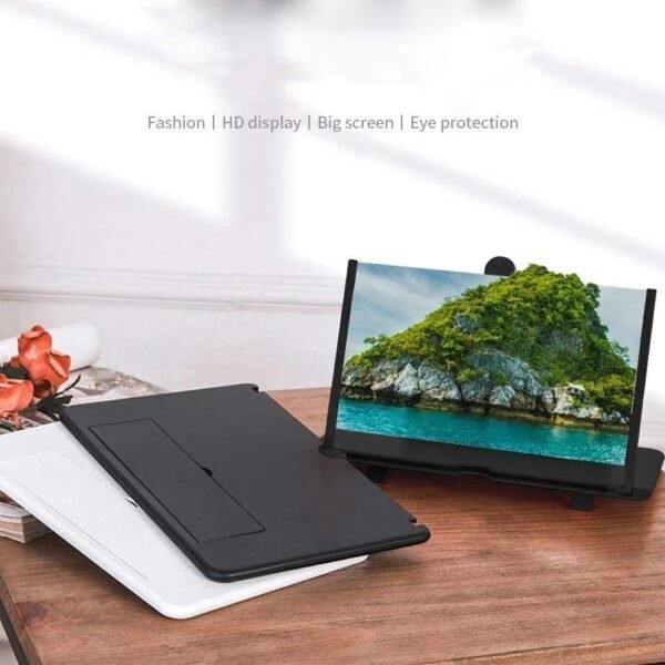 Video Amplifying Screen Black – 3D HD Mobile Magnifier for Smartphones