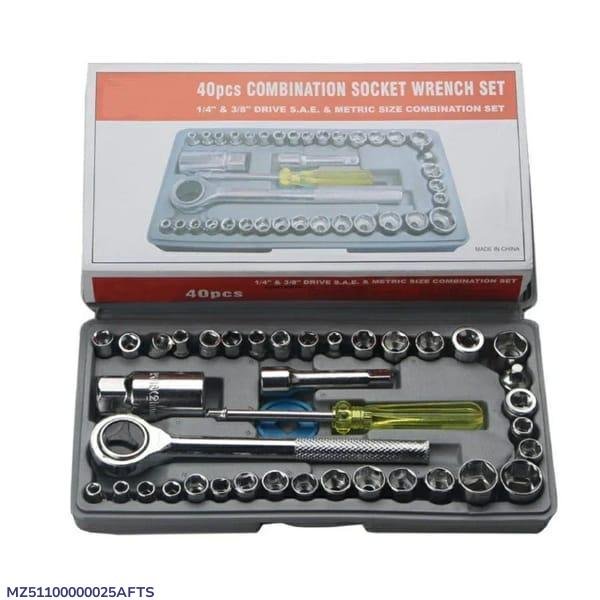 Premium 40 Pcs Stainless Steel Tool Kit Set best Price in pakistan - Image 2
