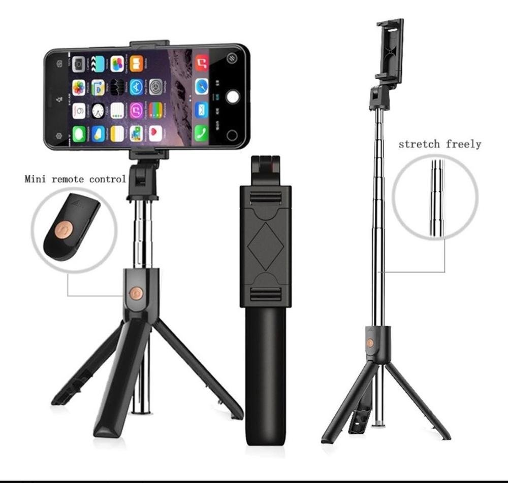 Premium Bluetooth Selfie Stick with LED Light & Remote best Price in pakistan - Image 5