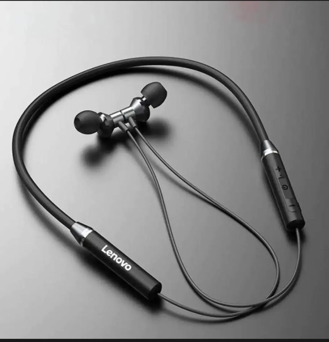 Lenovo HE05 Bluetooth Neckband – Powerful Wireless Earphones with Magnetic Design - Image 5