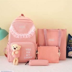 Stylish Multipurpose 4 Pcs Backpack Set