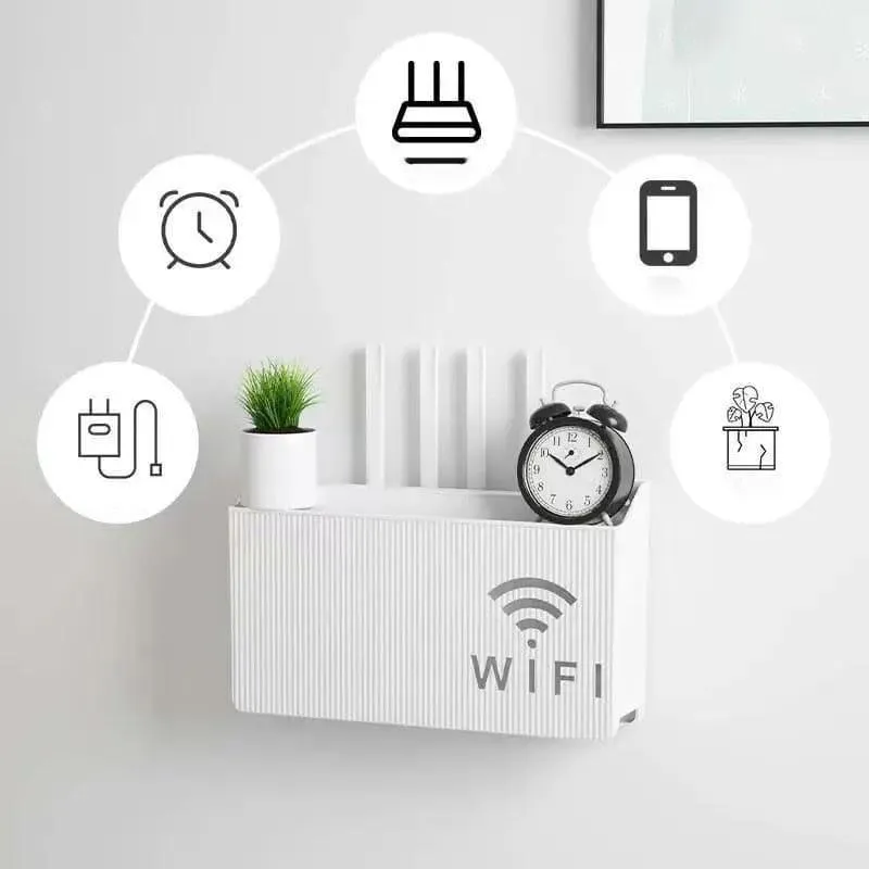 Premium Wall Mounted WiFi Router Stand (3 Pcs) best Price in pakistan - Image 2
