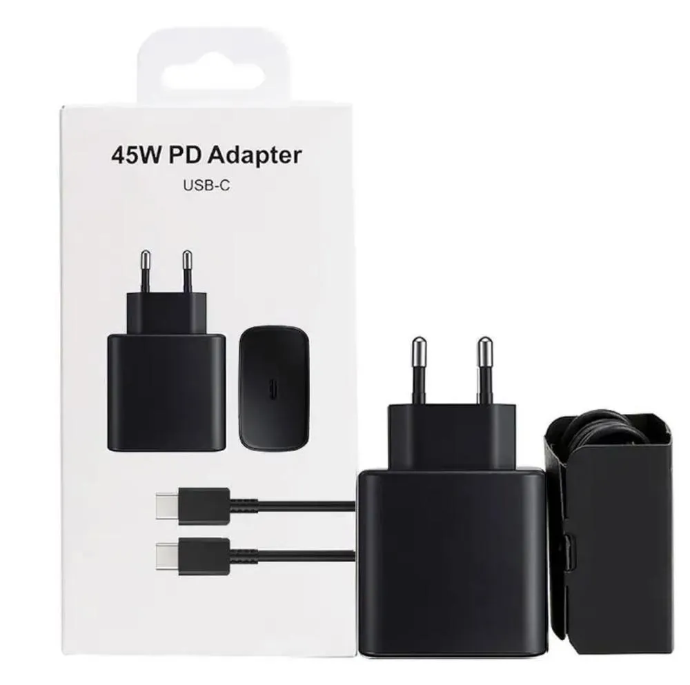 45W Android Charger with PD Cable – Fast Type-C Power Adapter
